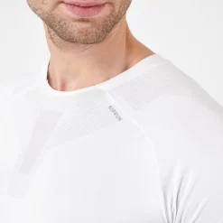 Ademend Hardloop T-shirt Voor Heren Skincare 17 Ademend Hardloop T-shirt Voor Heren Skincare -Trend Kledij Verkoop ademend hardloopshirt voor heren skincare met korte mouwen wit 6