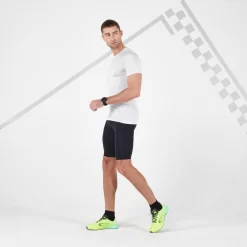 Ademend Hardloop T-shirt Voor Heren Skincare 19 Ademend Hardloop T-shirt Voor Heren Skincare -Trend Kledij Verkoop ademend hardloopshirt voor heren skincare met korte mouwen wit 8