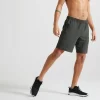 Ademende Basic Fitness Short Voor Heren Zakken Met Rits