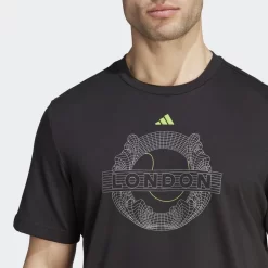 ADIDAS AEROREADY Tennis Graphic T-shirt -Trend Kledij Verkoop aeroready tennis graphic t shirt 3