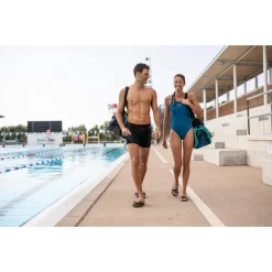 Badsandalen Voor Heren Slap 900 Soft -Trend Kledij Verkoop badslippers heren slap 900 soft zwart geel 8