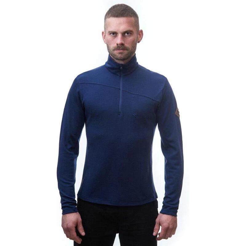 Baselayer Merino Extreme Outdoor Heren Lange Mouw Half Zip Blauw X-Large 4 Baselayer Merino Extreme Outdoor Heren Lange Mouw Half Zip Blauw X-Large - Afbeelding 4