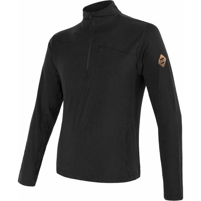Baselayer Merino Extreme Outdoor Heren Lange Mouw Half Zip Zwart Medium 1 Baselayer Merino Extreme Outdoor Heren Lange Mouw Half Zip Zwart Medium