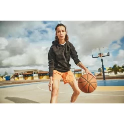 Basketbalhoodie Met Rits Voor Heren/dames H100 24 Basketbalhoodie Met Rits Voor Heren/dames H100 -Trend Kledij Verkoop basketbalhoodie voor herendames h100 zwart 11