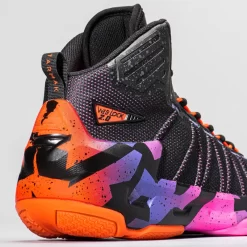 Basketbalschoenen Shield 500 -Trend Kledij Verkoop basketbalschoenen voor herendames ss500 zwart paars 4