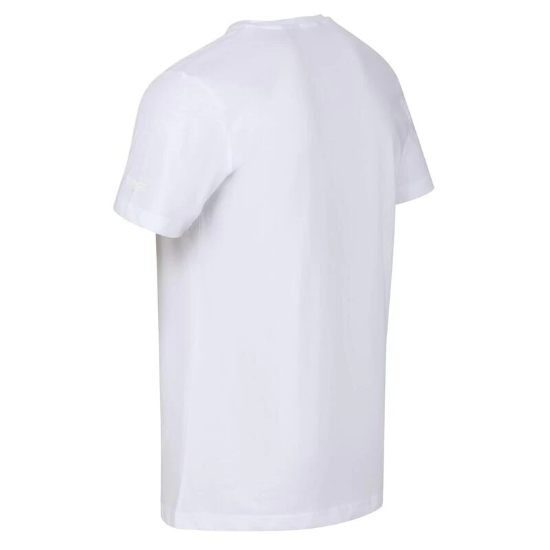 Regatta Breezed II Wandel-T-shirt Met Korte Mouwen Voor Heren - Wit 2 Regatta Breezed II Wandel-T-shirt Met Korte Mouwen Voor Heren - Wit - Afbeelding 2