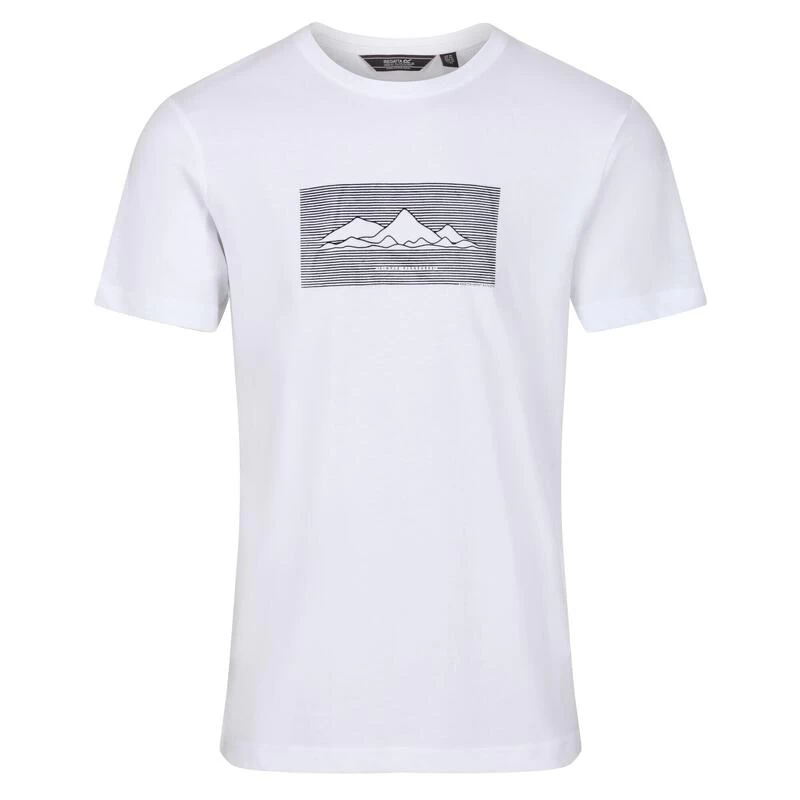 Regatta Breezed II Wandel-T-shirt Met Korte Mouwen Voor Heren - Wit 3 Regatta Breezed II Wandel-T-shirt Met Korte Mouwen Voor Heren - Wit - Afbeelding 3