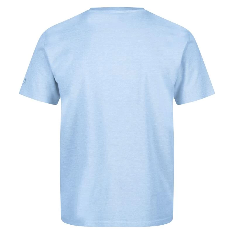 Regatta Caelum Wandel-T-shirt Met Korte Mouwen Voor Heren - Lichtblauw 4 Regatta Caelum Wandel-T-shirt Met Korte Mouwen Voor Heren - Lichtblauw - Afbeelding 4