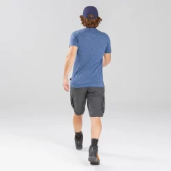 Cargoshort Voor Backpacken Heren Travel 100 -Trend Kledij Verkoop cargoshort voor backpacken heren travel 100 grijs 10