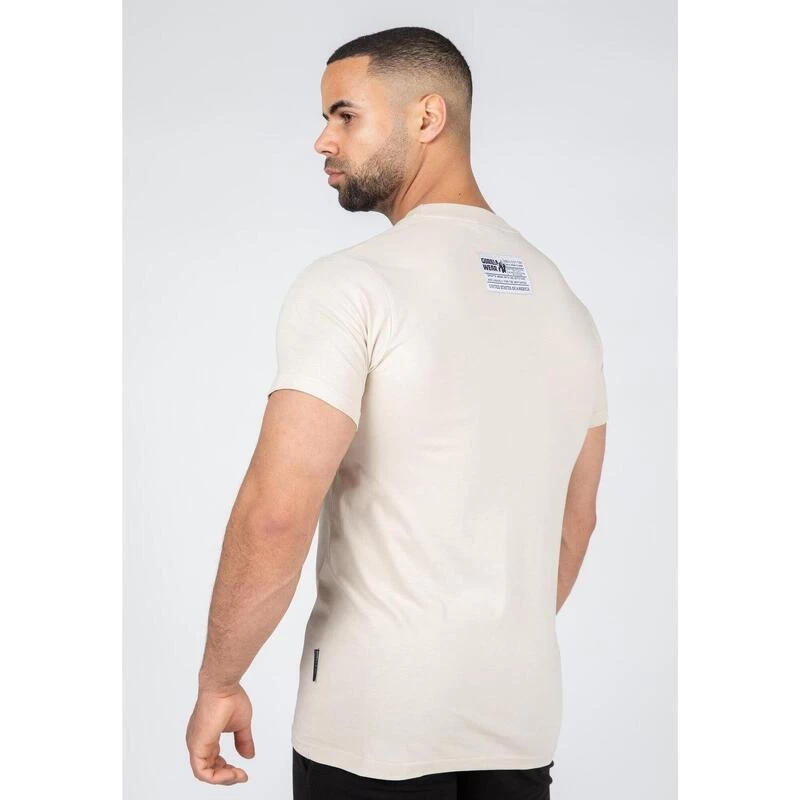 Gorilla Wear Classic T-Shirt - Beige 2 Gorilla Wear Classic T-Shirt - Beige - Afbeelding 2