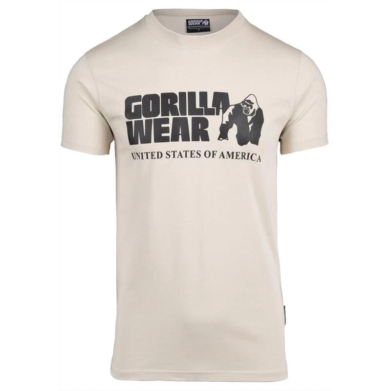 Gorilla Wear Classic T-Shirt - Beige 5 Gorilla Wear Classic T-Shirt - Beige - Afbeelding 5