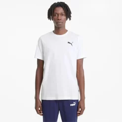Essentials T-shirt Heren Met Klein Logo PUMA 12 Essentials T-shirt Heren Met Klein Logo PUMA -Trend Kledij Verkoop essentials t shirt heren met klein logo puma 5