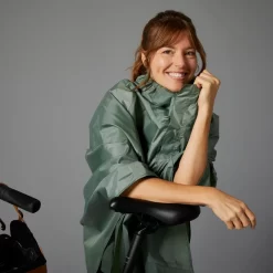 BTWIN FIETSPONCHO STAD 100 -Trend Kledij Verkoop fietsponcho stad 100 groen 2