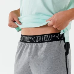Puma Fitness Short Heren Katoen Grijs -Trend Kledij Verkoop fitness short heren katoen grijs 3