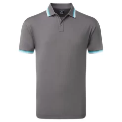FOOTJOY Polo Met Korte Mouwen Heren Golfpolo Solid Met Lava Trim Meerkleurig