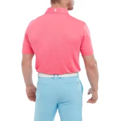Trend Kledij Verkoop -Trend Kledij Verkoop footjoy polo met korte mouwen stretch pique heren polo shirt fuchsia 1