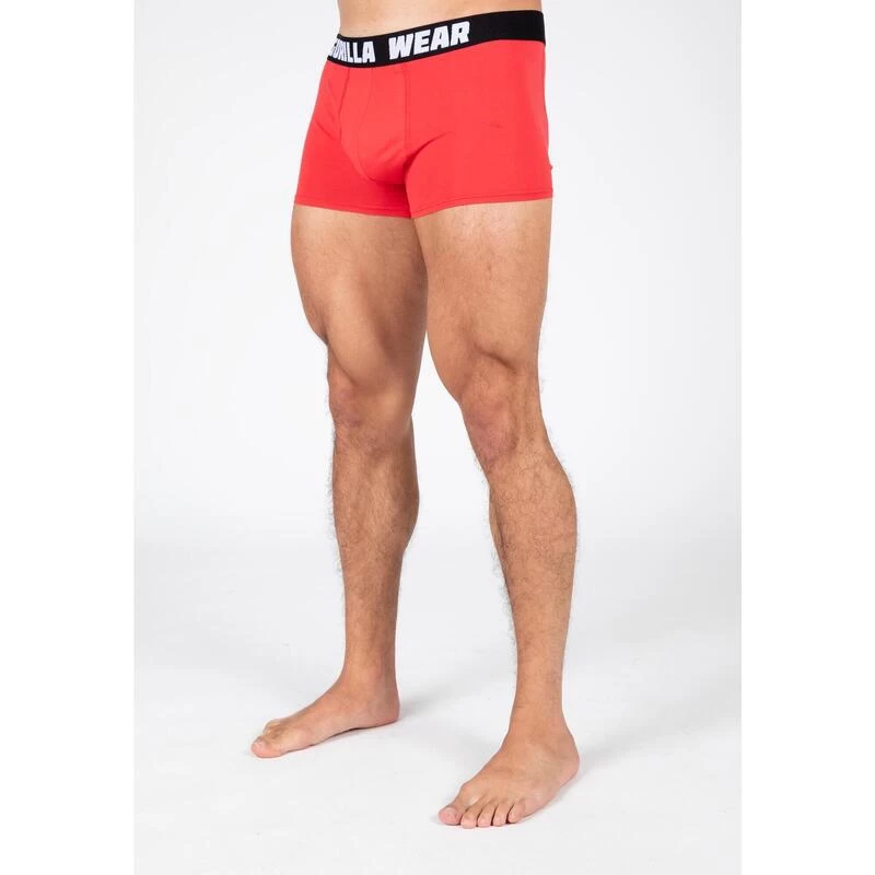 Gorilla Wear Boxershorts 3-Pack - Gray/Blue/Red 3 Gorilla Wear Boxershorts 3-Pack - Gray/Blue/Red - Afbeelding 3