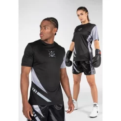 Gorilla Wear Hornell T-Shirt - Unisex - Zwart/Grijs - XS