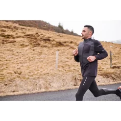 Hardloopjack Heren Winter Warm Zwart Rood Limited Edition -Trend Kledij Verkoop hardloopjack heren winter warm zwart 12