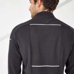 Hardloopjack Heren Winter Warm Zwart Rood Limited Edition -Trend Kledij Verkoop hardloopjack heren winter warm zwart 3