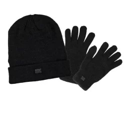 Heatkeeper Heren Muts/handschoenen Pack Antraciet