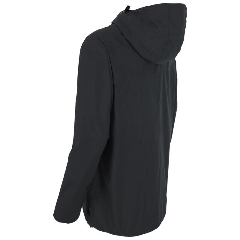 TRESPASS Heren Corvo Waterbestendige Jas Met Capuchon (Zwart) 2 TRESPASS Heren Corvo Waterbestendige Jas Met Capuchon (Zwart) - Afbeelding 2