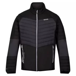 Regatta Heren Halton VI Soft Shell Jas (Donkergrijs/Zwart)