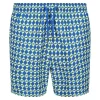Regatta Heren Loras Geometrische Zwemshorts (Lapis Blauw)