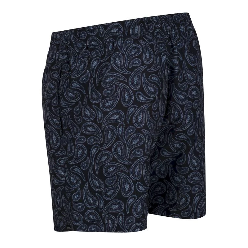 Regatta Heren Loras Paisley Zwemshorts (Zwart) 2 Regatta Heren Loras Paisley Zwemshorts (Zwart) - Afbeelding 2