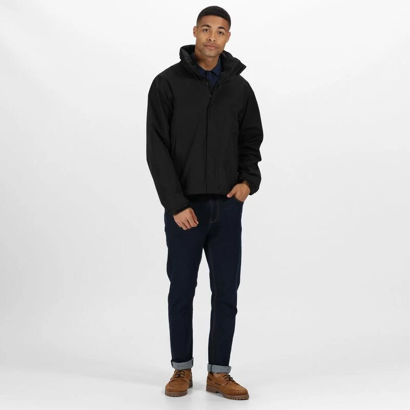 Regatta Heren Pace II Lichtgewicht Waterdichte Jas (Zwart) 2 Regatta Heren Pace II Lichtgewicht Waterdichte Jas (Zwart) - Afbeelding 2