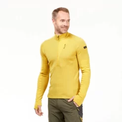 Herenshirt Voor Bergtrekking MT900 Merinowol Lange Mouwen Rits Aan De Hals -Trend Kledij Verkoop herenshirt voor bergtrekking mt900 merinowol lange mouwen rits aan de hals 2
