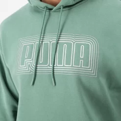 Puma Hoodie Voor Heren Groen -Trend Kledij Verkoop hoodie voor heren groen 2
