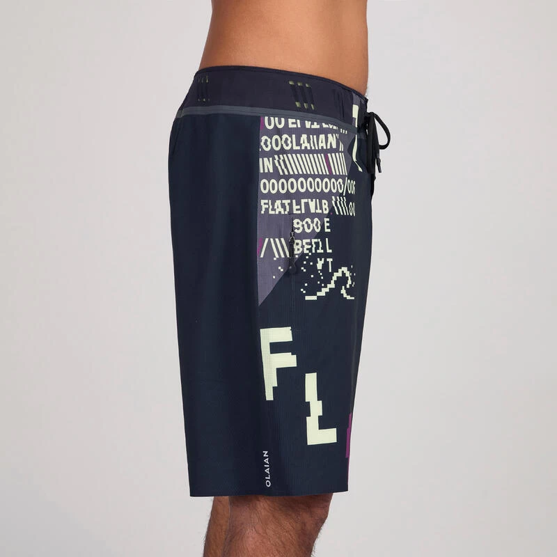 Lange Boardshort Voor Surfen 900 Tiger Dude 3 Lange Boardshort Voor Surfen 900 Tiger Dude - Afbeelding 3