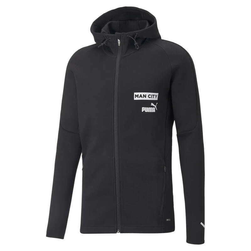 Manchester City F.C. Casuals Voetbaljack Met Capuchon Voor Heren PUMA 1 Manchester City F.C. Casuals Voetbaljack Met Capuchon Voor Heren PUMA