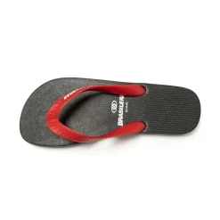 Mannen Braziliaanse Teenslippers Rood En Zwart Met Antislipzool -Trend Kledij Verkoop mannen braziliaanse teenslippers rood en zwart met antislipzool 4