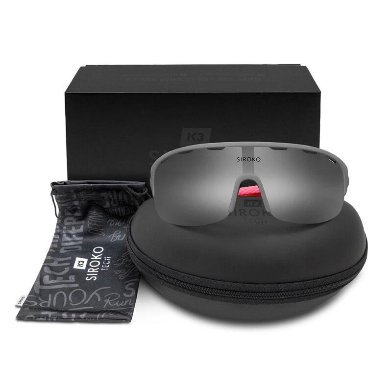 Meekleurende Bril Wielrennen SIROKO K3 PhotoChromic Amazonas Grijs Heren 3 Meekleurende Bril Wielrennen SIROKO K3 PhotoChromic Amazonas Grijs Heren - Afbeelding 3