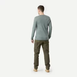 Herenshirt Met Lange Mouwen Travel 500 Wool 11 Herenshirt Met Lange Mouwen Travel 500 Wool -Trend Kledij Verkoop merino shirt voor backpacken heren travel 100 lange mouwen kaki 5
