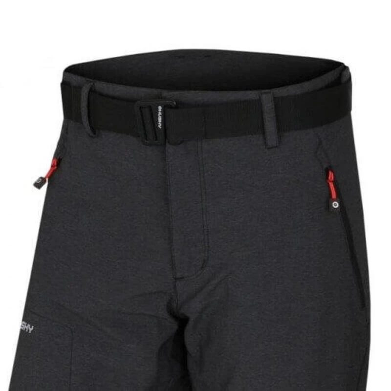 Husky Outdoor Broek Klass M - Softshell Wandelbroek Met Stretch -Grijs 2 Husky Outdoor Broek Klass M - Softshell Wandelbroek Met Stretch -Grijs - Afbeelding 2