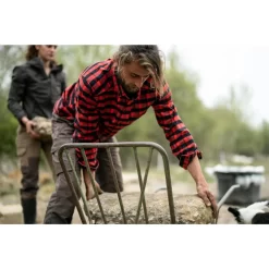 OVERHEMD 100 -Trend Kledij Verkoop overhemd 100 rood 11