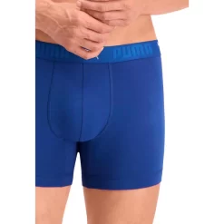 Puma Sport Boxershorts Katoen 2-pack Blauw -Trend Kledij Verkoop puma sport boxershorts katoen 2 pack blauw 4