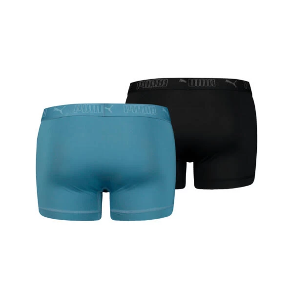 Puma Sport Boxershorts Microfiber 2-pack Blue Lagoon Combo 2 Puma Sport Boxershorts Microfiber 2-pack Blue Lagoon Combo - Afbeelding 2