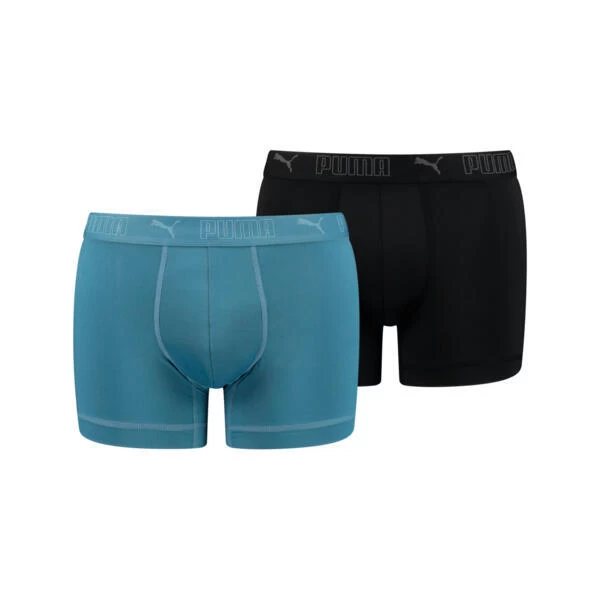 Puma Sport Boxershorts Microfiber 2-pack Blue Lagoon Combo 1 Puma Sport Boxershorts Microfiber 2-pack Blue Lagoon Combo