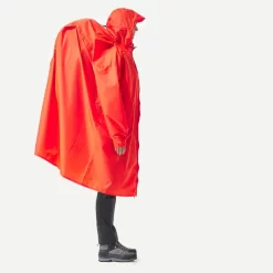 Quechua Regenponcho Voor Trekking MT900 Rood 75 Liter S/M -Trend Kledij Verkoop regenponcho voor trekking mt900 rood 75 liter sm 2