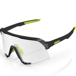 100% S3 - Fotochromische Lens - Glanzend Zwart