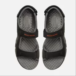 Skechers Sandaal Tresmen - Garo - 204105-BLK Zwart -Trend Kledij Verkoop sandaal tresmen garo 204105 blk zwart 4