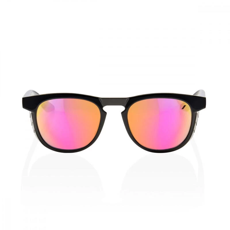 100% Slent Zonnebril - Spiegelende Lens - Zwart 2 100% Slent Zonnebril - Spiegelende Lens - Zwart - Afbeelding 2