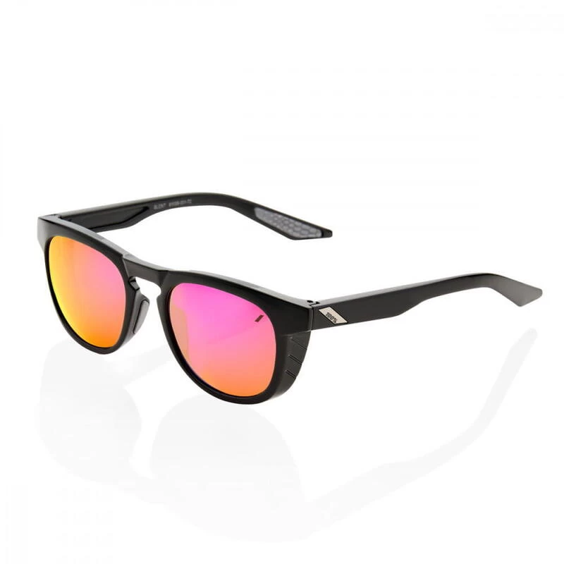 100% Slent Zonnebril - Spiegelende Lens - Zwart 1 100% Slent Zonnebril - Spiegelende Lens - Zwart