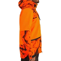 Stevige Softshell Jachtjas 500 Fluo-oranje -Trend Kledij Verkoop stevige softshell jachtjas 500 fluo oranje 5