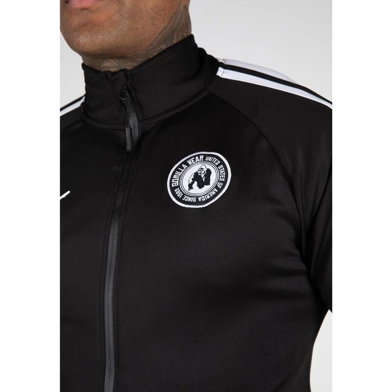 Gorilla Wear Stratford Track Jacket - Black 4 Gorilla Wear Stratford Track Jacket - Black - Afbeelding 4