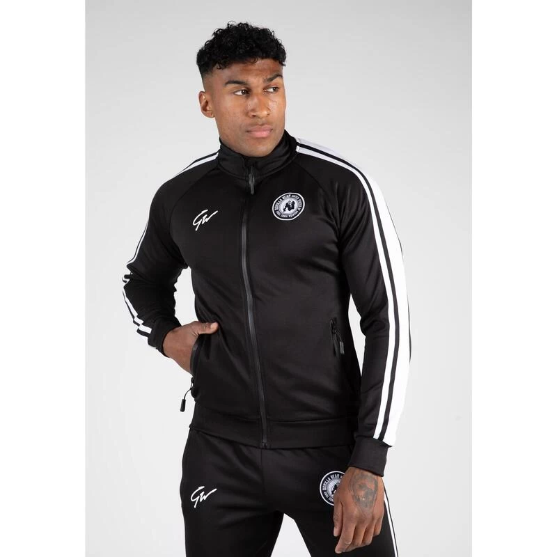 Gorilla Wear Stratford Track Jacket - Black 1 Gorilla Wear Stratford Track Jacket - Black